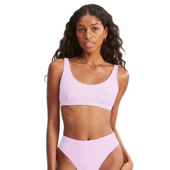 Billabong Sol Searcher Tank Bikini Top - Light Pink - Large - NWT - Picture 1 of 9